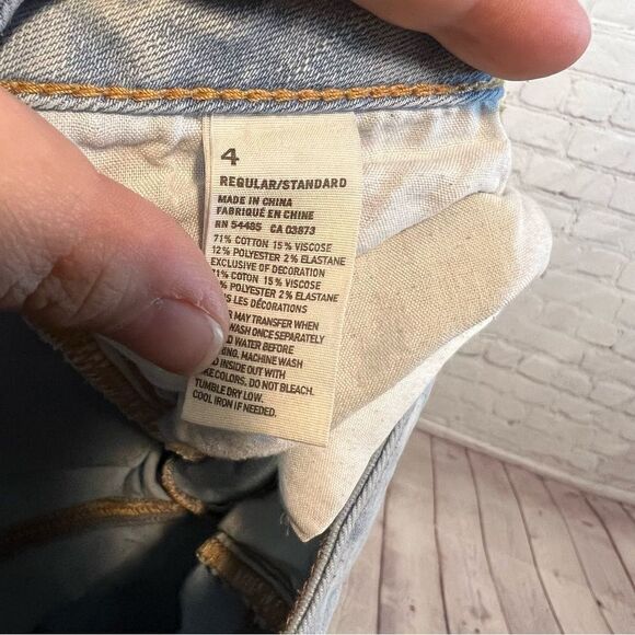 AEO Light Wash Jeggings size 4 - Picture 6 of 8